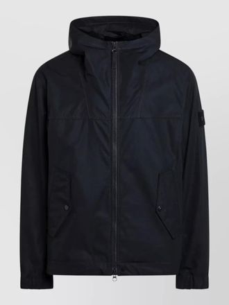 Stone Island hooded jacket long sleeves side pockets