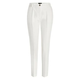 Pinko Pinko - Slim-fit broek - Dames - Broeken - Wit - Maat: W32 Leer