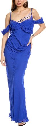 Rachel Gilbert Quinn Silk Maxi Dress