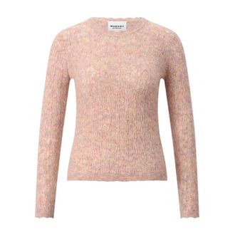 Isabel Marant Alpaca Mix Pullover Moderne Brei - Dames - Ronde hals truien - Veelkleurig - 2XS - Truien & Vesten