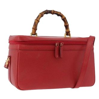 Gucci Pre-owned Handbags, female, Red, Size: ONE SIZE Pre-owned Vintage Hand Bag