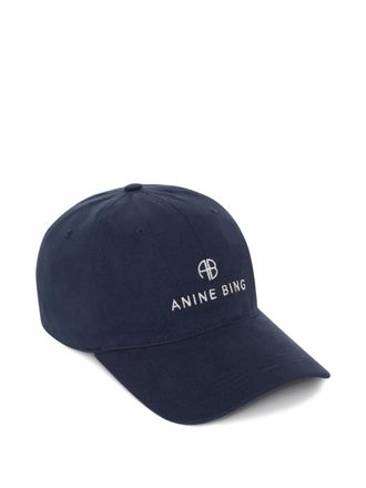 Anine Bing Jeremy baseball cap - women - Cotton - One Size - Blue