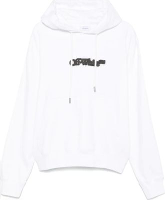 Off-white Felpa con motivo Arrows - Bianco