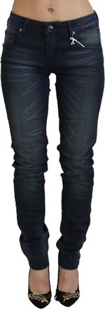 Acht Washed Low Waist Slim Fit Cotton Womens Jeans