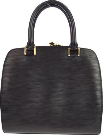Louis Vuitton Pont Neuf Epi Leather Black Leather Handbag (Pre-Owned)