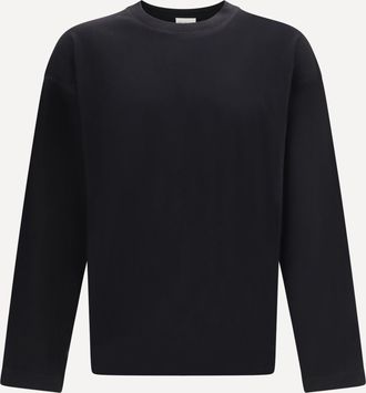 Dries Van Noten T-shirt a maniche lunghe in cotone Man XL