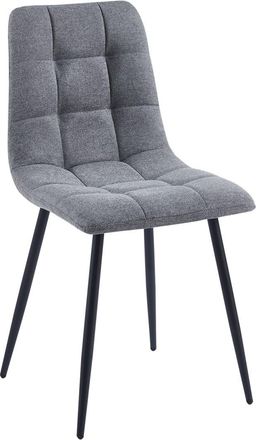 Regalos Miguel Regalos Miguel - Packs Sillas Comedor - Pack 2 Sillas Stuhl Tela - Gris Oscuro