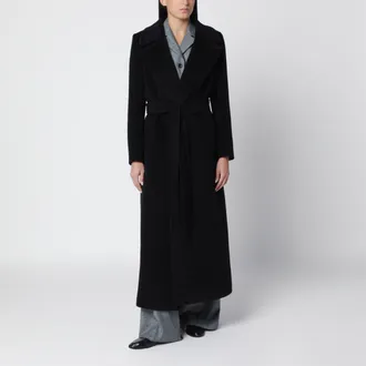 Tagliatore Cappotto Melody nero in lana vergine