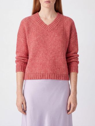 Roberto Collina Maglia con scollo a V in misto lana e alpaca con bordi a costine