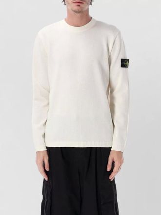 Stone Island crew neck sweater long sleeves ribbed trims
