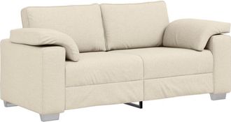 vidaXL Sof&aacute; Con Coj&iacute;n Con Almohada Beige 180 X 77 X 82 Cm Lino Vidaxl