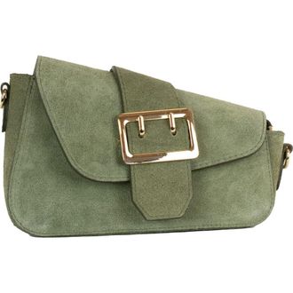 Persaman New York Cleo Suede Shoulder Bag in Green at Nordstrom Rack