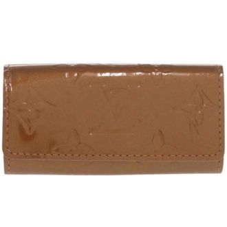 Louis Vuitton Pre-owned Accessories, female, Brown, Size: ONE SIZE Pre-owned Canvas Key-holder