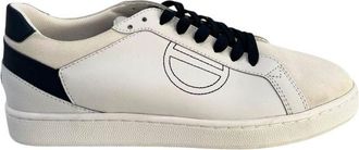 Borbonese White Leather Men Mens Sneaker