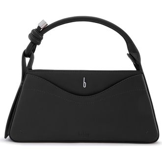 Behno Melina Leather Crossbody Satchel in Black at Nordstrom