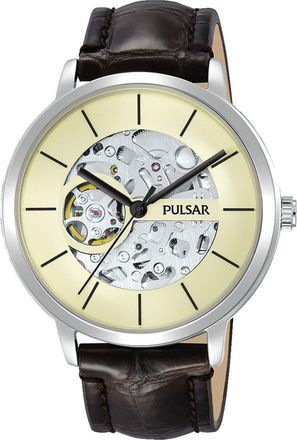 Pulsar P8A005X1 Mens Watch - Brown - One Size