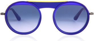 Etnia Barcelona Kobe Sun BLYW Womens Sunglasses Blue Size 52