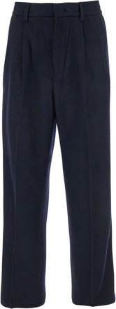 Emporio Armani Heren, Broeken, Blauw, Maat: XL Wol