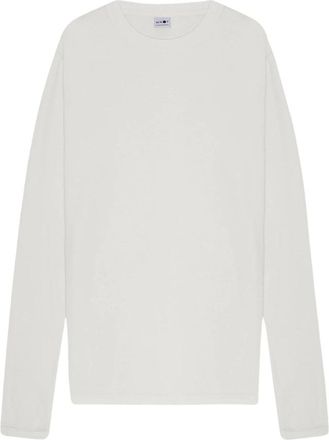 Nn.07 Nn07, Truien & Vesten, Heren, Wit, XL, Katoen, Zachte Katoenen Wafel Gebreide Tee