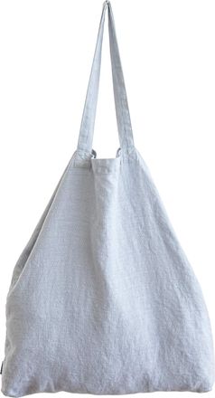 LinenMe Linen Shopping Bag Terra Ice Blue
