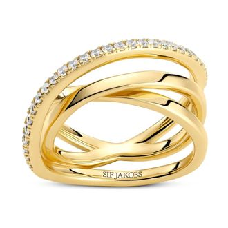 Sif Jakobs Jewellery Dames, Accessoires, Geel, Maat: 58 MM