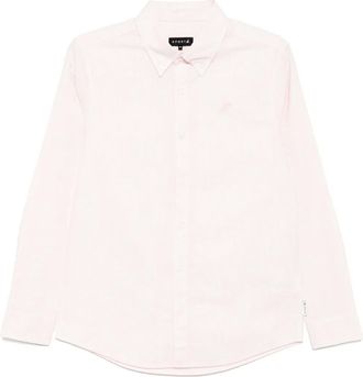 Sport b. Camicia a righe con ricamo dinosauro - Rosa