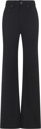 Balenciaga Straight Fit Tailored Pants - Dames - Flared Jeans - Zwart - XS - Wol - Jeans