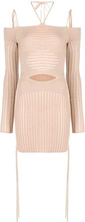 ADĀMO Andrea Adamo Knit Ribbed Mini Dress