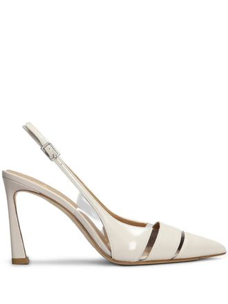 Chantal Leren pumps - Beige