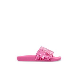 Versace Jeans Couture Sliders, female, Pink, Size: 10 US Rubber Slides