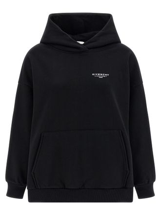Givenchy Womens Logo Print Hoodie