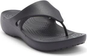 Crocs Kadee Wedge Flip Flop in Black at Nordstrom Rack, Size 5