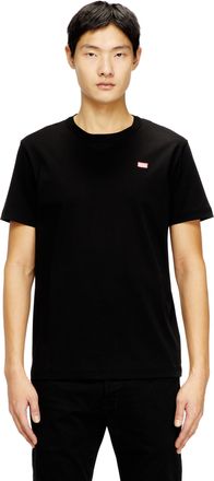 Diesel T-shirt in mercerised cotton - T-Shirts - Man - Black