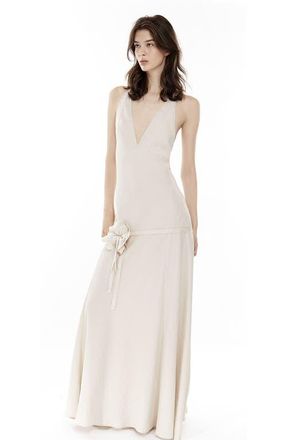 Mother of All Fran Belt Dress in Cream at Nordstrom, Size X-Small