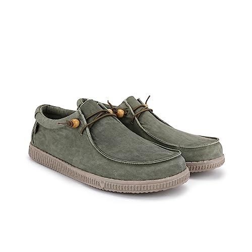 Mocassins WALK IN PITAS Wallabi Linen – Chaussures D'Été Légères En Lin Respirant Homme/Femme