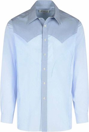 Maison Margiela Light Blue Cotton Shirt