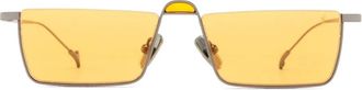 Eyepetizer Occhiali da sole squadrati - Argento