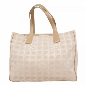 Chanel Beige Nylon Tote Bag (Pre-Owned)