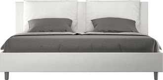 Les Tendances Cama Antea L.180 D.200 Malla Y Contenedor Blanco