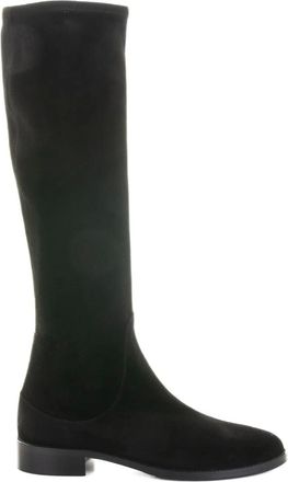 Lorenzo Masiero suede zip-fastening boots - women - Calf Leather/Suede/Calf Leather - 38.5 - Black