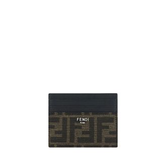 Fendi Wallets & Cardholders, male, Brown, ONE SIZE, FF Card Holder