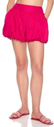 Susana Monaco Poplin Bubble Shorts in Fuscia at Nordstrom Rack, Size X-Small