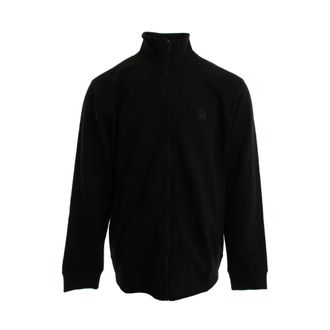 HUGO BOSS Zip-throughs - Heren - Vesten met rits - Zwart - L - Katoen - Hoodies & sweatvesten