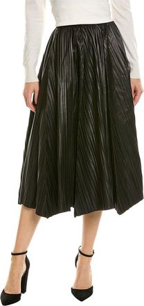 Ferragamo Ferragamo Leather Maxi Skirt