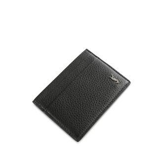 Saint Laurent Cassandre-appliqu&eacute; Cardholder