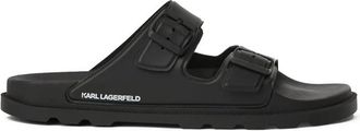 Karl Lagerfeld Kondo Tred 2 Strap Sandal - Heren - Sandalen - Zwart - 40 EU - Schoenen