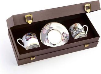 Roberto Cavalli Coffee Cup & Saucer with Luxury Box in Flowers at Nordstrom