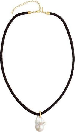 Peracas Nala Daily Rope Necklace in Bitter Brown-Ivory at Nordstrom