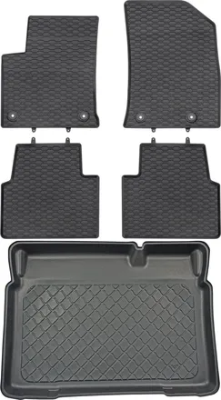 OEM Opel Crossland X Crossover Desde Junio De 2017. Juego De Alfombrillas De Goma Para Coche Y Alfombrilla Para Maletero