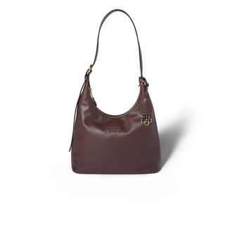 Miu Miu Spirit Leather Bag, Woman, Briarwood